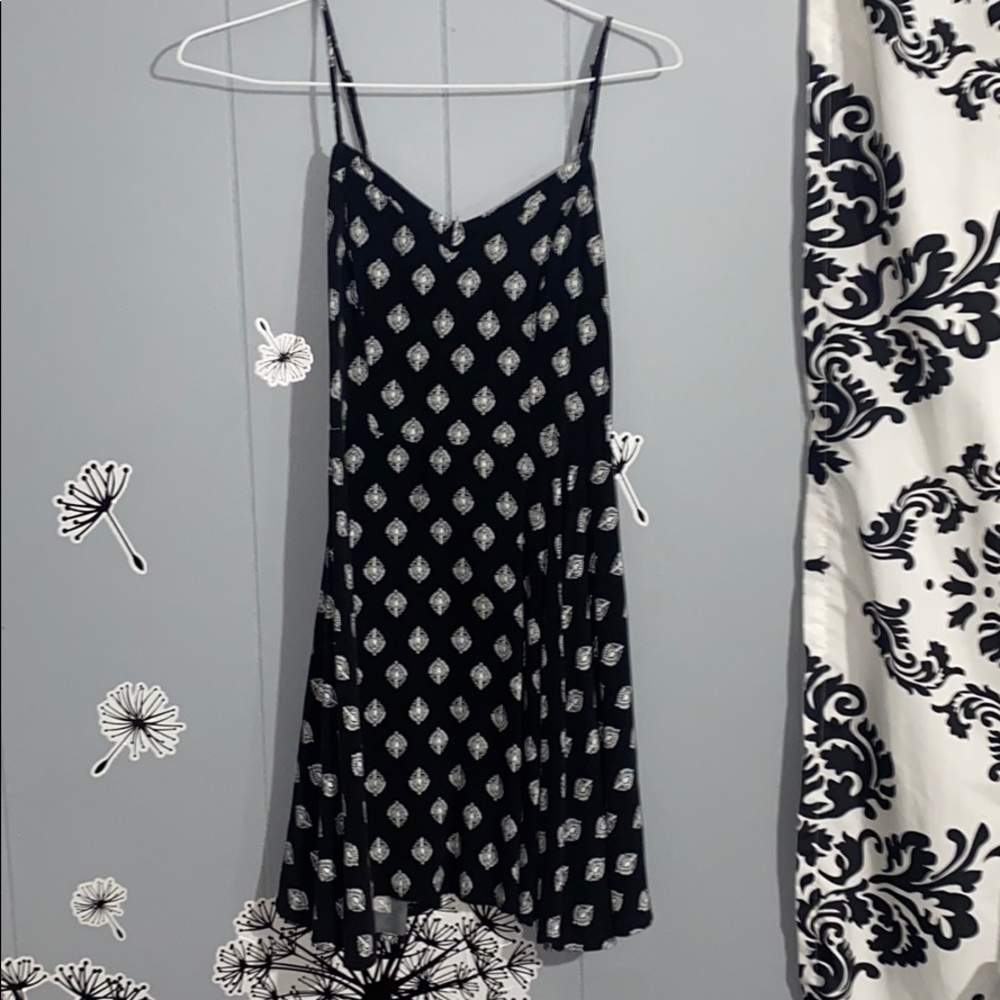 Black and white summer dress